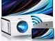 Proiettore WiFi, HOLLYWTOP Full HD1080P Mini Videoproiettore 4200 lumen Correzione Tropezo...