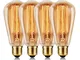 Wedna 40W Edison Vintage lampadina ST64 E27 dimmerabile lampada stile industriale luce ret...