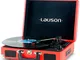 Lauson XXVT3 Giradischi Vinili Vintage | Converte il Vinile MP3 | Giradischi Bluetooth USB...