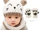 Bearbro Bambino Cappello Inverno, Infantile Invernale del Bambino ha Lavorato a Maglia Il...