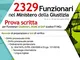 2329 Funzionari nel Ministero della Giustizia: Prova scritta per Funzionari Giudiziari, DG...