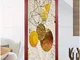 Golden Circle Line Door Sticker Murale Pvc Impermeabile Autoadesiva 3D Wallpaper Poster So...