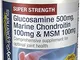 Glucosamina, condroitina e MSM - 180 compresse - 2 mesi di trattamento - SimplySupplements