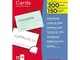 Biglietti visita Decadry -laser/inkjet-microperf.-angoli vivi-fronte/retro - 200g -DAW327...