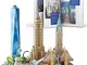 CubicFun Puzzle 3D New York CityLine Architettura Kit di Modellismo Souvenir per Bambini e...