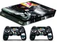 Skin Compatibile per Ps4 SLIM - limited edition DECAL COVER ADESIVA Slim BUNDLE (Lionel Me...