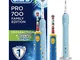 Oral-B Spazzolini Elettrici Ricaricabili PRO 700, CrossAction e Stages Power per Bambini,...