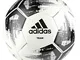 Adidas Team Glider Pallone Da Calcio, Unisex – Adulto, White/Black/Silvmt, 4