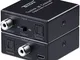 Tendak, convertitore audio digitale, ottico SPDIF Toslink in coassiale o coassiale in otti...