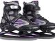 Ultrasport Pattini da Ghiaccio, Nero/Viola, 38-39