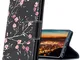 MRSTER Cover per Samsung Galaxy S9, Moda Bello Custodia a Libro in Pelle PU Flip Portafogl...
