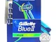 Set 20 GILLETTE Blue 2 Slalom Plus X 4 Radi Getta Rasoio Rasatura Viso E Corpo