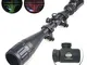 IRON JIA'S Rosso e Verde tattico 6-24x50AOE illuminata Light Gun telescopio Reticolo Airso...