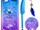 MUSEROY Custodia iPod Touch 6 Cover Trasparente Silicone Morbido Glitter Flusso Liquido Bu...