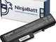 NinjaBatt Batteria per HP EliteBook 6930P 8440P 8440W ProBook 6440B 6445B 6450B 6455B 6540...