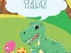 Talon Dinosaur Coloring Book for Kids Ages 3-6: Personalized Name - Children Coloring Acti...