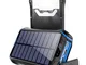 Soluser Powerbank 26800mAh Caricabatterie Portatile Solare Powerbank, 9.3A 3 Porte USB Bat...