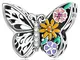 Charms farfalla per bracciali Pandor--argento sterling farfalla smalto Charm Bead ragazza...