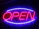 Insegne al neon OPEN Parola OPEN Luci notturne al neon per la decorazione della stanza Lam...