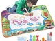 Jetcloud Doodle Tappeto Acqua Colorabile Magico Bambini 100 x 70 cm Acqua Tappetino Scarab...