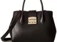 FURLA Metropolis - Borsa Donna, Nero (Onyx), 10x21x25.5 cm (B x H T)