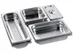 AEG 9029794741 Maxiklasse, Set per Cottura al Vapore, 8 pz., Acciaio Inox (Edelstahl)