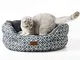 Bedsure Cuccia Gatto Media Interna - Letto Gatto Morbido , Lettino Gatto, Cuscino per gatt...