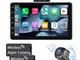 2023 Wireless Apple Carplay&Android Auto, 7In HD IPS Touchscreen Autoradio Portatile, Auto...