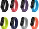 Cinturino Compatible with Xiaomi Mi Smart Band 5, Cinturino Sostitutivo in Silicone Cintur...