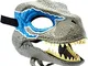 Jurrasic World GCV81 Maschera Indossabile Velociraptor Blue, Giocattolo per Bambini 5+ Ann...