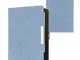 kwmobile Custodia compatibile con Tolino Vision 1/2 / 3/4 HD - Cover Jeans Denim con Chius...