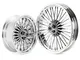 TARAZON 21" 3.5",16" 5.5" Set Cerchi Ruota Anteriore e Posteriore casting per Harley Touri...