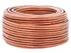 DCSk Cavo per altoparlante 10m (Trasparente) 2x4mm² - Cavo in rame OFC per HiFi/Audio - 99...