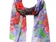 Desigual Foul_fotojpg Sciarpa, (Azul Palo 5002), Unica (Taglia Produttore: U) Donna