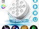 LED Sommergibili GolWof Luci Piscina 13 LEDs 16 Multicolori LED Subacquee Luci Sommergibil...