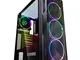 EMPIRE GAMING – Case PC Gamer Diamond ARGB Mid-Tower ATX – Pannello Frontale Diamante plex...