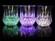 Moda Induttivo Colorato LED Bicchieri Vetro Vino Whisky Coppa Fascio di Luce Lampeggiante...