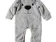 Jimmackey Neonato Unisex Inverno Fumetto Orso Felpa Inverno Romper Maglione Caldo Tuta Pig...