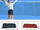 AISE Rete da Badminton Standard, Rete da Badminton Intrecciata con Maglie quadrate da Alle...