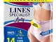 LINES SPECIALIST PANTS PLUS per Incontinenza, Taglia L, Confezione da 14 Pezzi