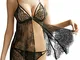 SxyBox Babydoll Lingerie Sexy Intimo Donna Biancheria Intima Confortevole Stile-Anteriore...