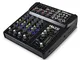 ALTO Professional ZMX862 - Mixer Audio Portatile Professionale 6 Canali con 2 Jack XLR, Al...