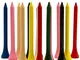 Jooheli Golf Tees, 160 Pezzi di Tee da Golf in Legno, 70mm (2,76 Pollici) Colori di Miscel...