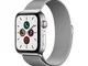 Apple Watch Series 5 (GPS + Cellular, 44 mm) Cassa in Acciaio Inossidabile e Loop in Magli...