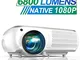 TOPTRO 6800 Lumen Video Proiettore Full HD 1080P Nativo 1920 x 1080 Supporto 4K, Suono Dol...