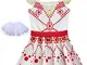 VersusModa Simile Ballerina Vestito Bambina con Tutulette Carnevale Cosplay BALLER01 (140)