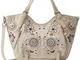 Desigual Bag Apolo Rotterdam Women - Borse a spalla Donna, Bianco (Crudo), 15x30x31 cm (B...