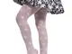 CALZITALY PACK 1 o 2 PAIA - Collant Bambina Fantasia A Fiori, Calze Bimba Pizzo Con Fiori...