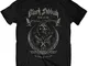 Black Sabbath Men's Tee: The End Mushroom Cloud (Distressed) T-Shirt, Nero, M Uomo