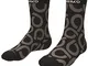 Briko High Socks - Calzini da ciclismo da 13 cm, Unisex - Adulto, 21114JW, Nero , XL